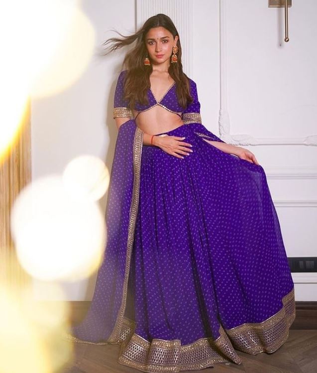 Alia Bhatt in Sabyasachi