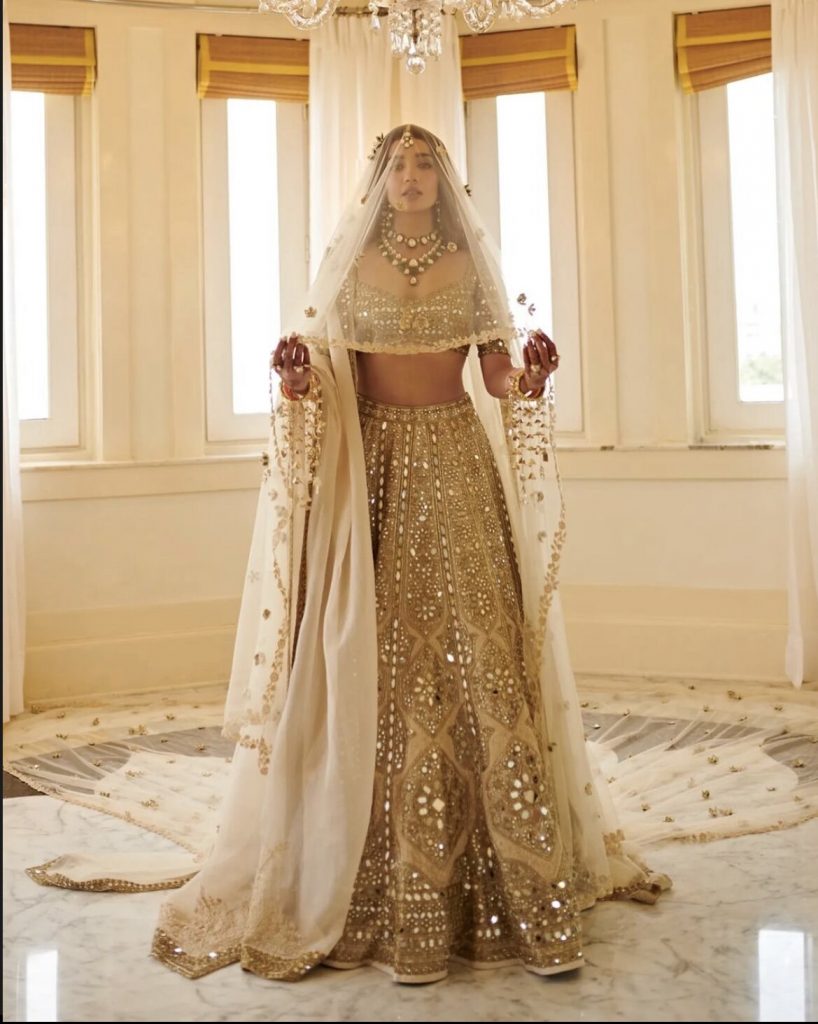 Ivory indian 2024 wedding dresses