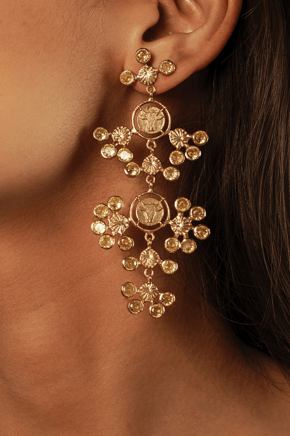 Chandelier Earrings by Dhwani Bansal