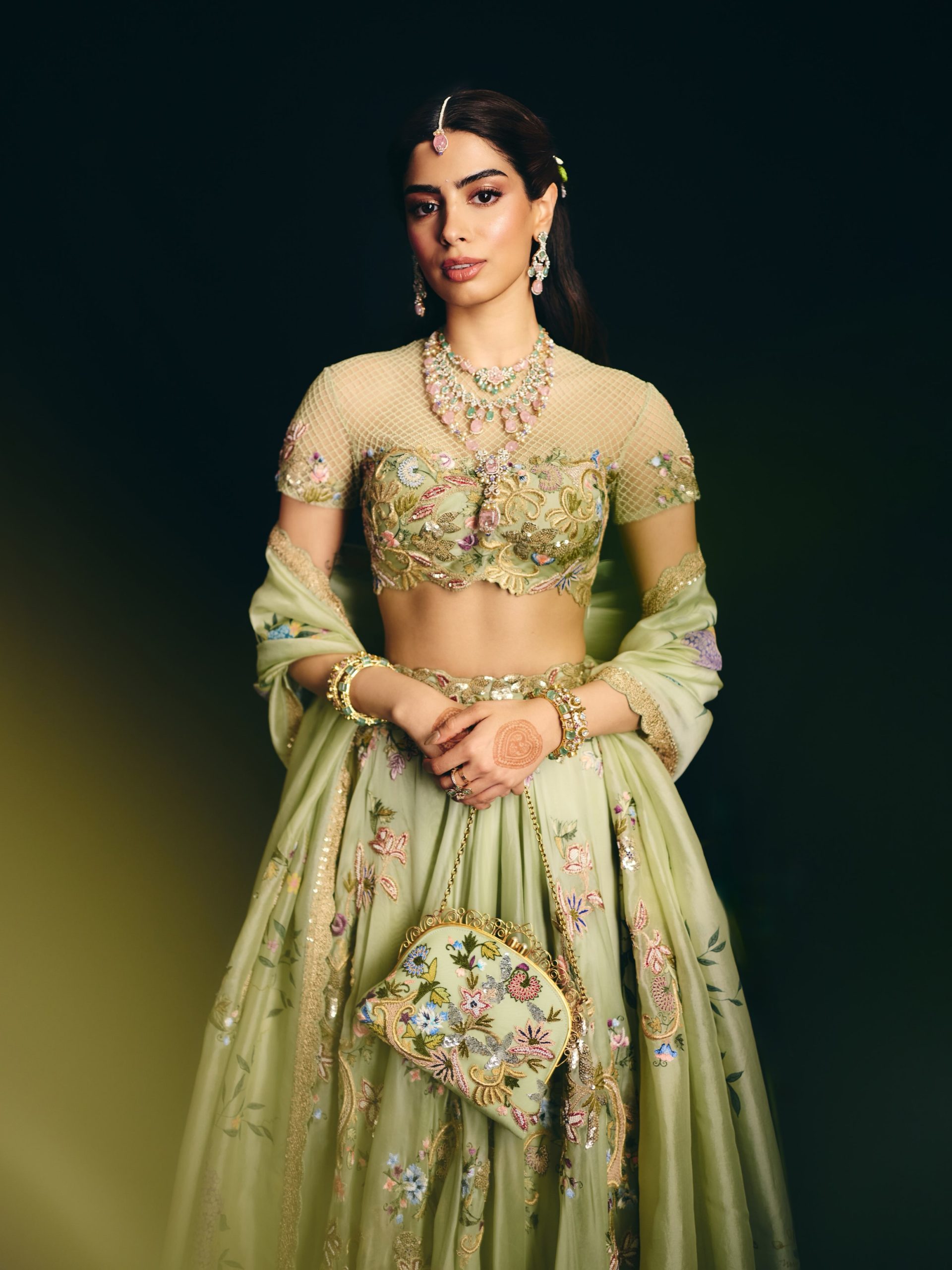Khushi Kapoor in Anamika Khanna