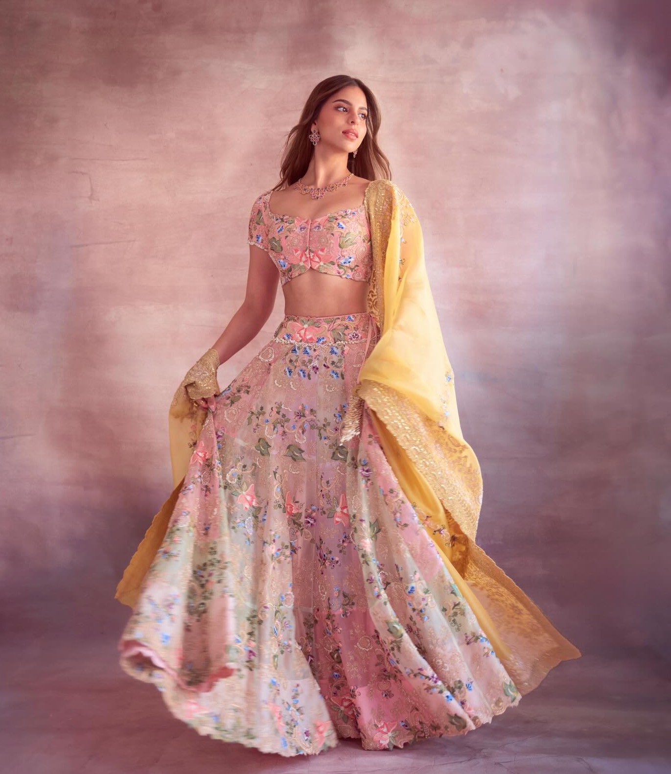 Suhana Khan in Anamika Khanna