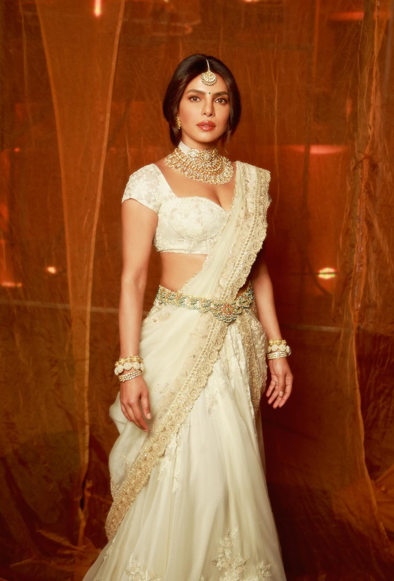 Priyank Chopra Jonas in Anamika Khanna