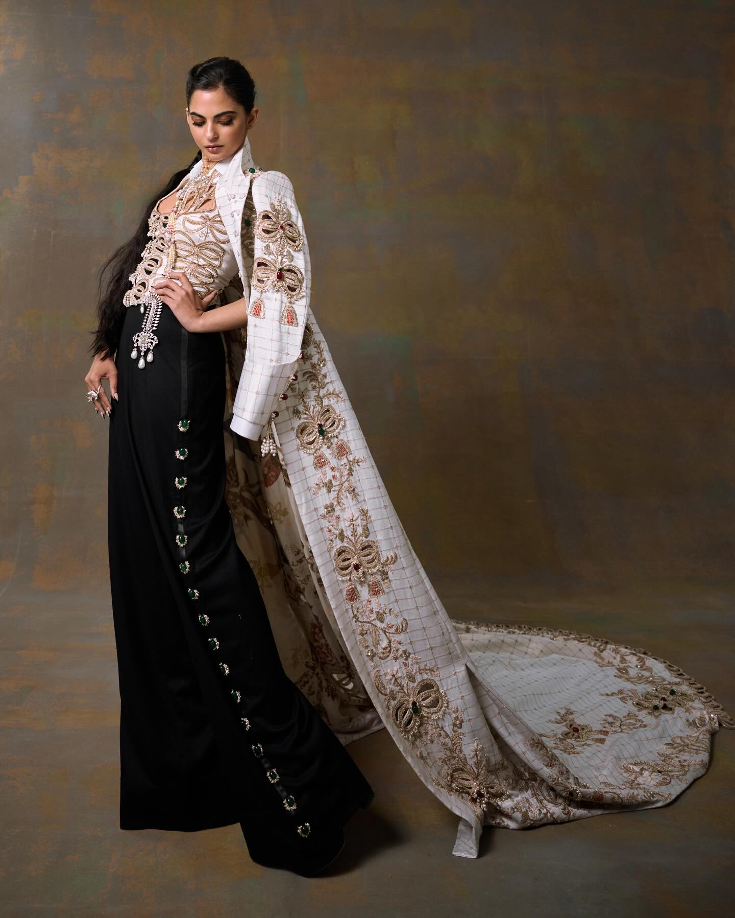 Isha Ambani in Anamika Khanna